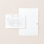 Wilde bloem die je denkt folie kaarten (Display)