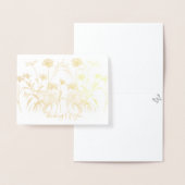 Wilde bloem die je denkt folie kaarten (Display)