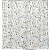 Wilde bloem douchegordijn (Voorkant)