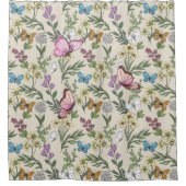 Wilde bloem douchegordijn (Voorkant)