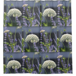 Wilde bloem douchegordijn