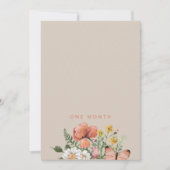 Wilde bloem Eerste jaar Banner Vlag | Wilde bloem Kaart (Voorkant)