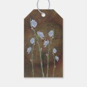 Wilde bloem eikenhout Moederdag Cadeaulabel (Achterkant)