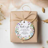 Wilde bloem en broedBee Geestdag Bedankjes Labels