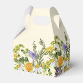 Wilde bloem Floral Boho Girl Birthday Bedankdoosjes (Achterkant)