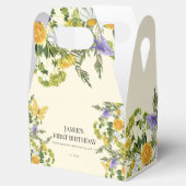Wilde bloem Floral Boho Girl Birthday Bedankdoosjes (Geopend)