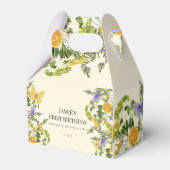 Wilde bloem Floral Boho Girl Birthday Bedankdoosjes (Voorkant Zijde)