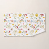 Wilde bloem Floral Pattern Bad Handdoek (Handdoek)