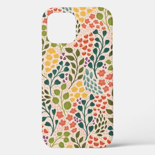 Wilde bloem Floral Phone Case (Achterkant)
