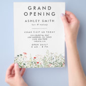 Wilde bloem flyer (Hand)