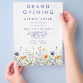 Wilde bloem flyer (Hand)