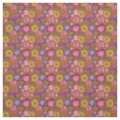 Wilde bloem Geel Florentijn Stof (Swatch)