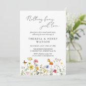 Wilde bloem Geen Fancy ontlasting Kaart (Staand voorkant)