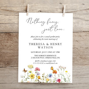 Wilde bloem Geen Fancy ontlasting Kaart