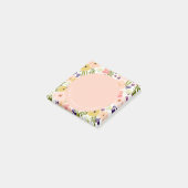 Wilde bloem Gepersonaliseerde Post Het merkt op Post-it® Notes (Schuin)