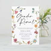 Wilde bloem Geslacht Openbare uitnodiging (Staand voorkant)