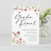 Wilde bloem Geslacht Openbare uitnodiging (Staand voorkant)