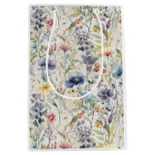 Wilde bloem - Gift Bag Medium Cadeauzakje (Voorkant)