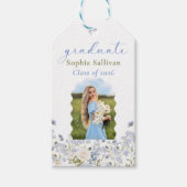 Wilde Bloem Graduatie Feest Cadeaulabel (Voorkant)