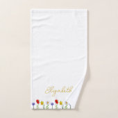 Wilde bloem handdoek (Handdoek)