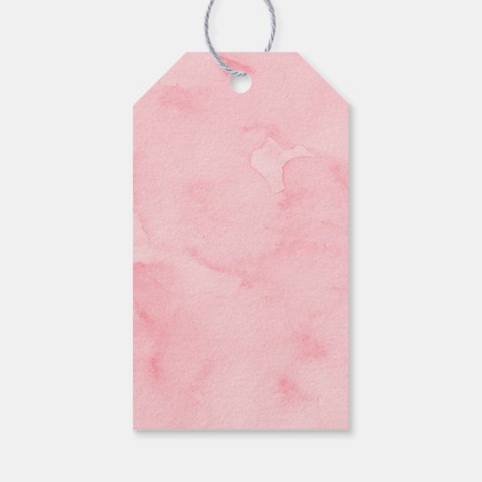 Wilde bloem Happy Moederdag Gift Labels Cadeaulabel (Achterkant)