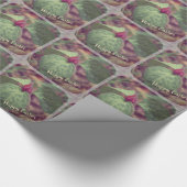 Wilde bloem Happy Pasen Cadeaupapier (Hoek)