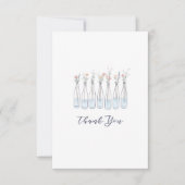 Wilde bloem Hartelijk dank Bedankkaart (Voorkant)