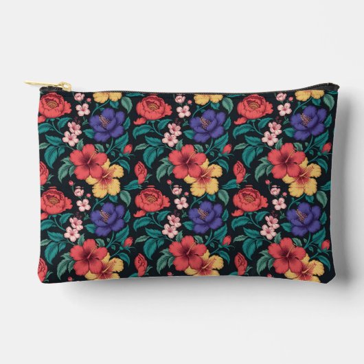 Wilde bloem herhalingspatroon etui (Voorkant)