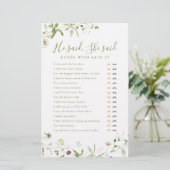 Wilde bloem Hij zei dat ze vrijgezellenfeest wild  (Staand voorkant)