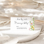 Wilde bloem hoe groot is mama's buikomheining informatiekaartje