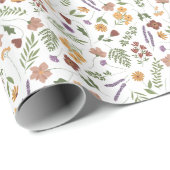 Wilde Bloem Illustratieve Inpakpapier (Rol Hoek)