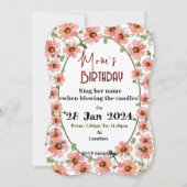 Wilde bloem kaart (Voorkant)