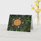 wilde bloem kaart (Gele Bloem)