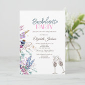 Wilde bloem kaart (Staand voorkant)