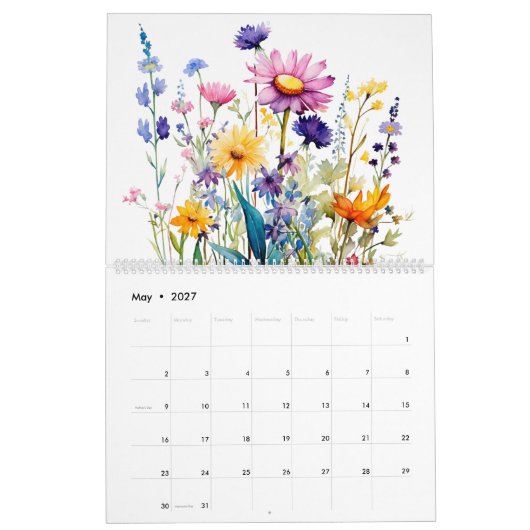 Wilde bloem kalender (Mei 2027)