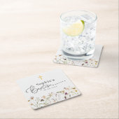 Wilde bloem kartonnen onderzetters (Insitu)