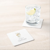 Wilde bloem kartonnen onderzetters (Insitu)