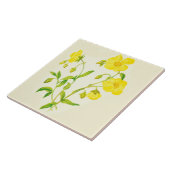 Wilde bloem Keukenkeramische tapijtschelpen Tegeltje (Zijkant)