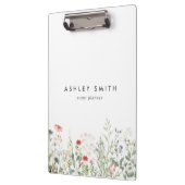 Wilde bloem klembord (Links)