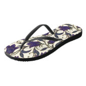 Wilde Bloem Klokjes Bloempatroon Teenslippers (Schuin)