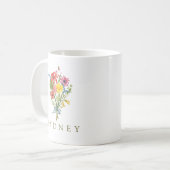 Wilde bloem koffiemok (Voorkant links)