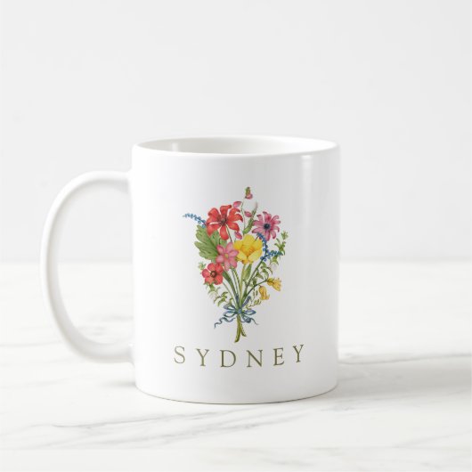 Wilde bloem koffiemok (Links)