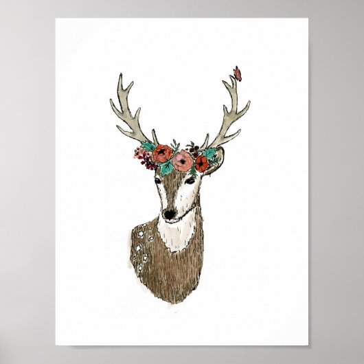 Wilde bloem: koning van het bos poster (Voorkant)