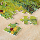 Wilde bloem Kunst Puzzle Legpuzzel (Zijkant)