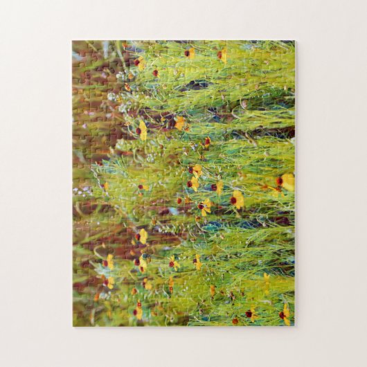 Wilde bloem Kunst Puzzle Legpuzzel (Verticaal)