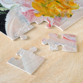 Wilde bloem Kunstpuzzel Legpuzzel (Zijkant)