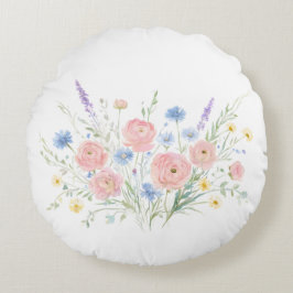 Wilde Bloem Kussen Zachte Botanische Decor