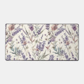 Wilde bloem lavendel boho botanisch bloemmotief bureaumat (Voorkant)