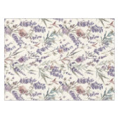 Wilde bloem lavendel boho botanisch bloemmotief tafelkleed (Voorkant (Horizontaal))