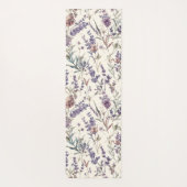 Wilde bloem Lavendel Boho Botanisch Bloemstuk Init Yogamat (Achterkant)